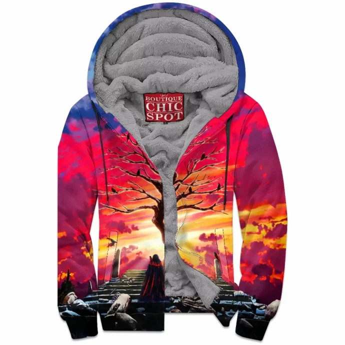 Red Sky Zip Fleece Hoodie