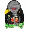Anime Zip-Fleece-Hoodie, Howls Moving Castle Zip-Fleece-Hoodie, Ghibli Zip-Fleece-Hoodie