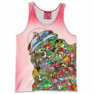 Sci-Fi Tank-Top, UFO Tank-Top