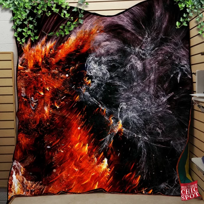 Enraged Banshee Quilt Blanket