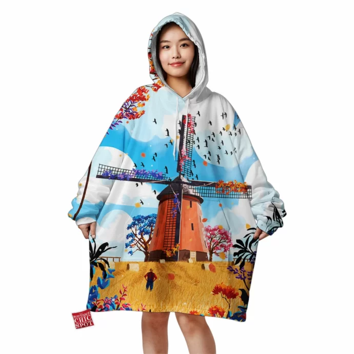 Windmill Blanket Hoodie