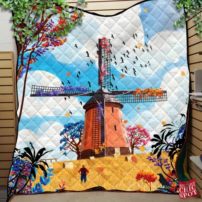 Windmill Quilt Blanket