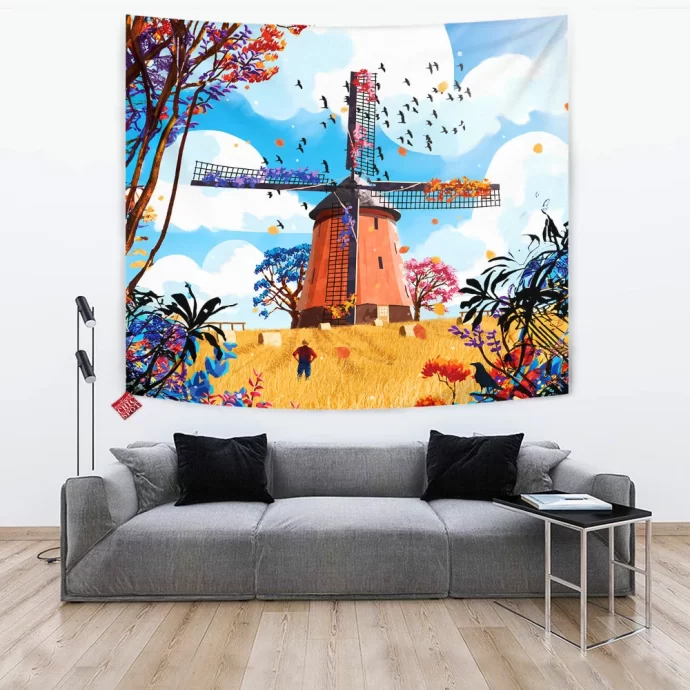 Windmill Tapestry