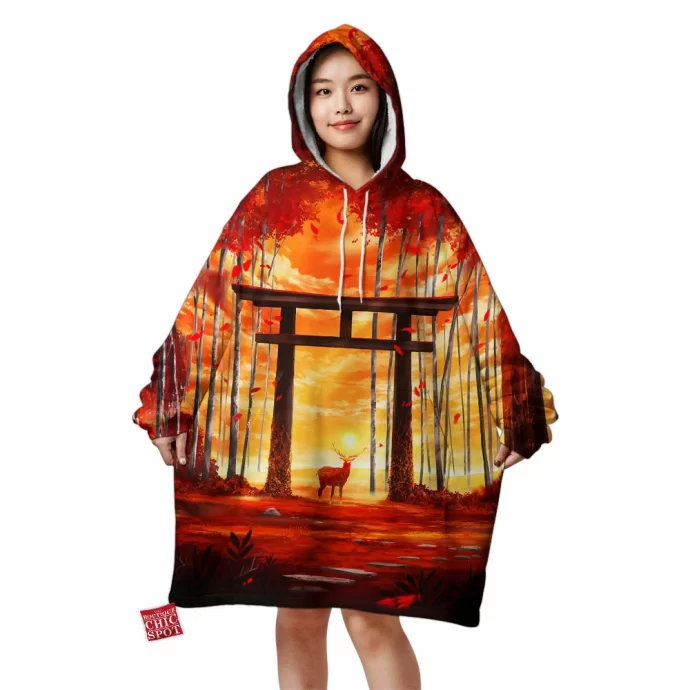 Sun Stag Blanket Hoodie