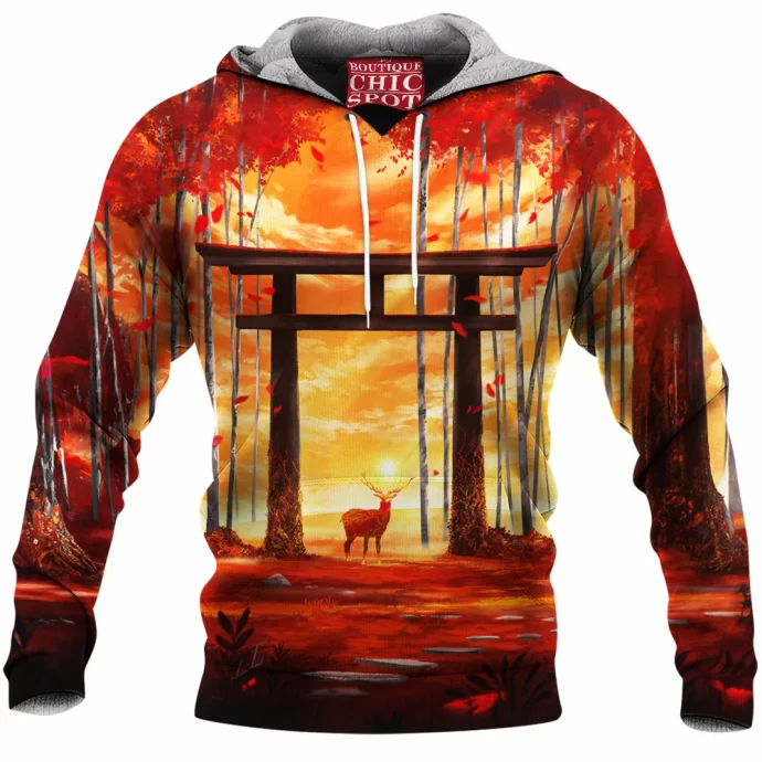 Sun Stag Fleece Hoodie