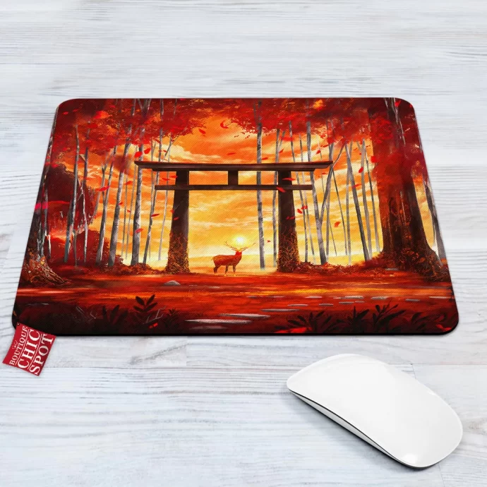 Sun Stag Mouse Pad