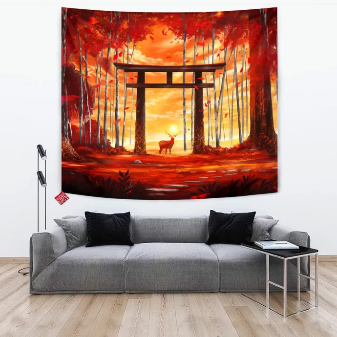 Sun Stag Tapestry