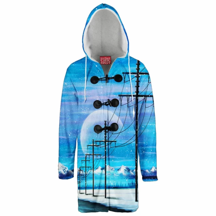 Winter Magic Hooded Cloak Coat