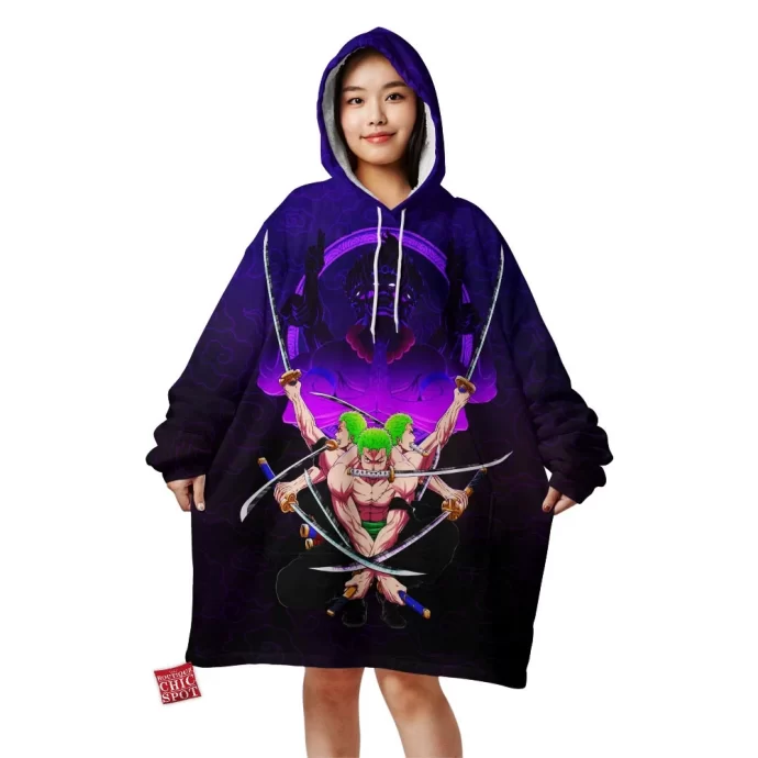 Roronoa Zoro Blanket Hoodie