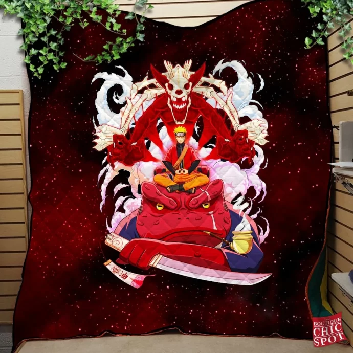 Sage Mode Naruto Quilt Blanket