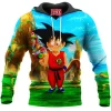 Anime Hoodie, Dragon Ball Hoodie, GoKu Hoodie