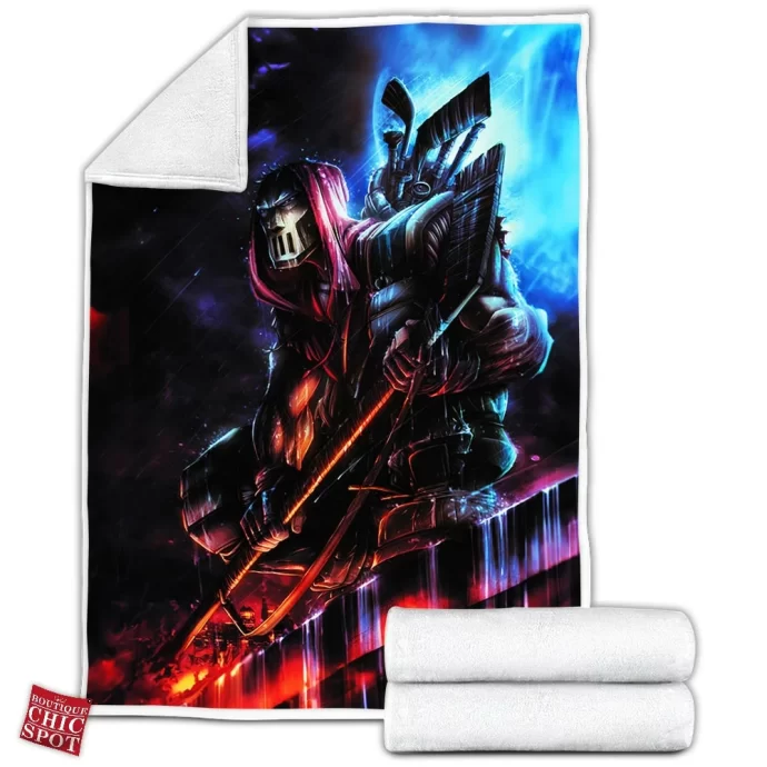 Casey Jones TMNT Fleece Blanket