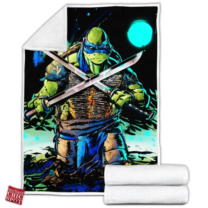 Leonardo TMNT Fleece Blanket