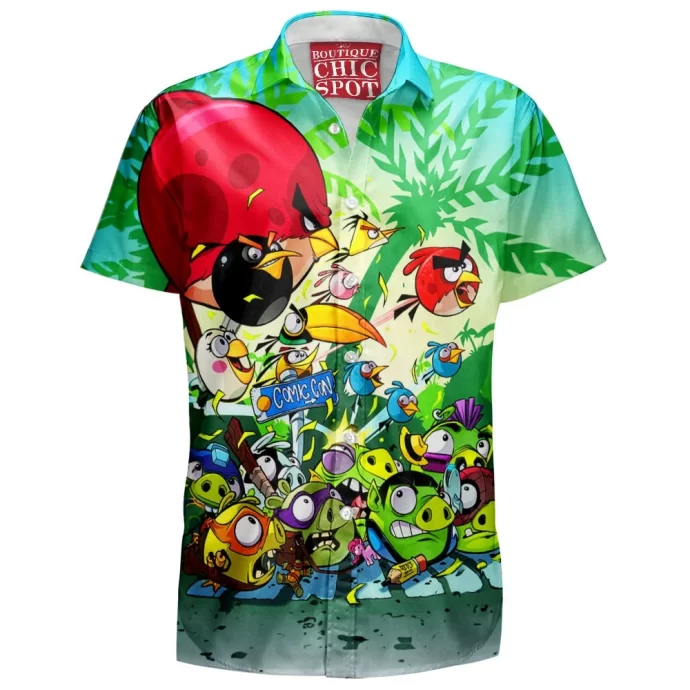 Angry Birds Hawaiian Shirt