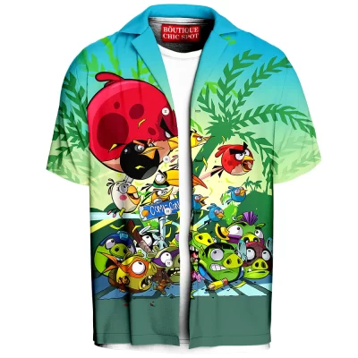 Angry Birds Hawaiian-Shirt, Game Hawaiian-Shirt
