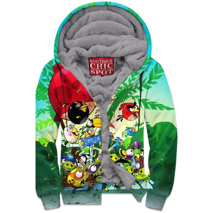 Angry Birds Zip Fleece Hoodie