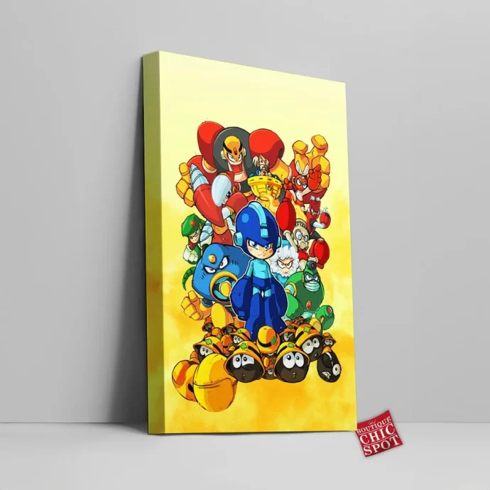 Megaman Canvas Wall Art