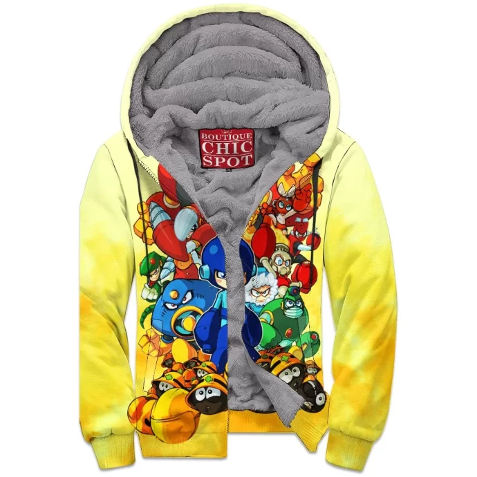 Megaman Zip Fleece Hoodie