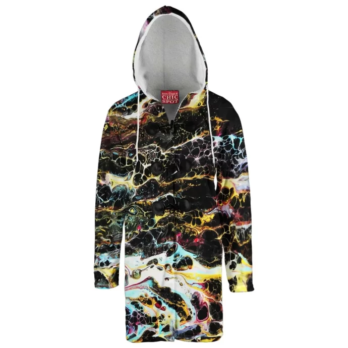 Lava Rocks Hooded Cloak Coat