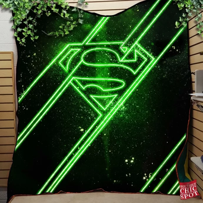 Superman Quilt Blanket