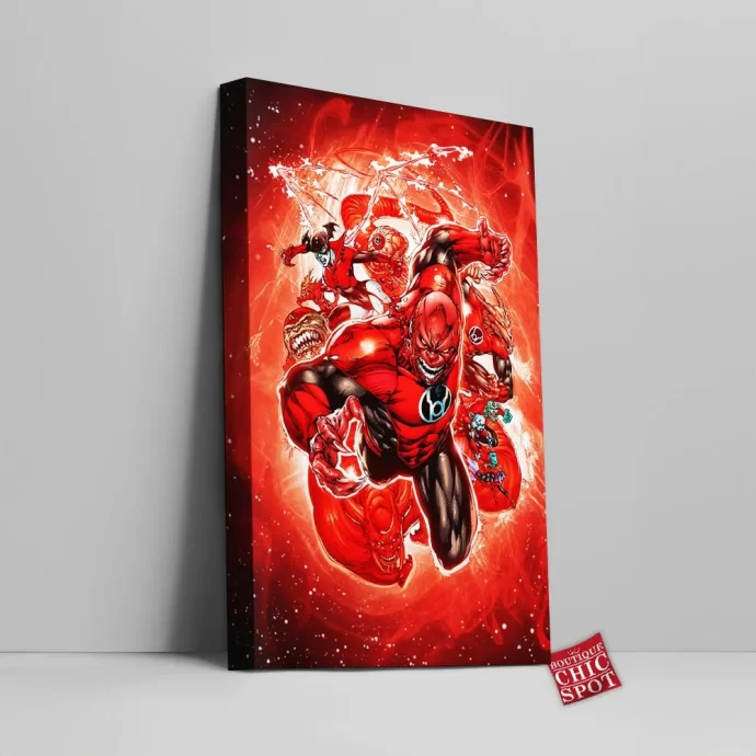 Red Lantern Canvas Wall Art