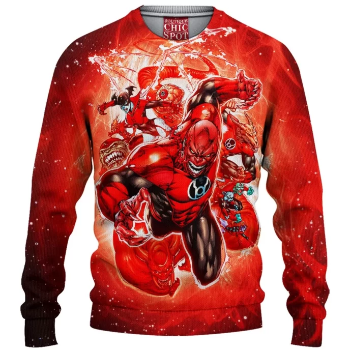 Red Lantern Knitted Sweater