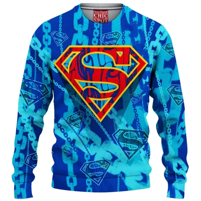 Superman Knitted Sweater