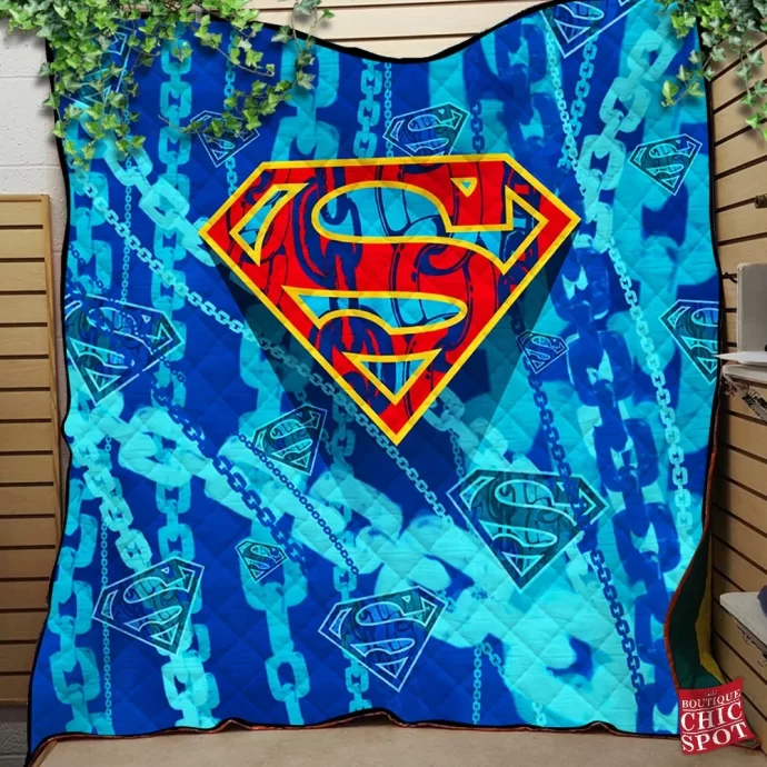 Superman Quilt Blanket