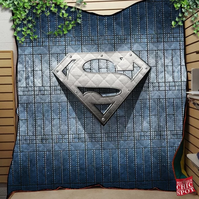 Superman Quilt Blanket