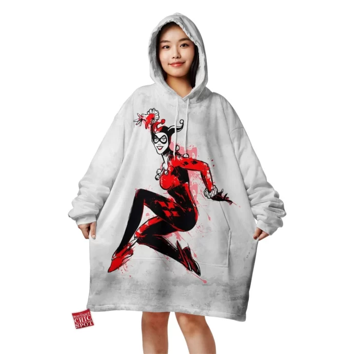 Harley Quinn Blanket Hoodie