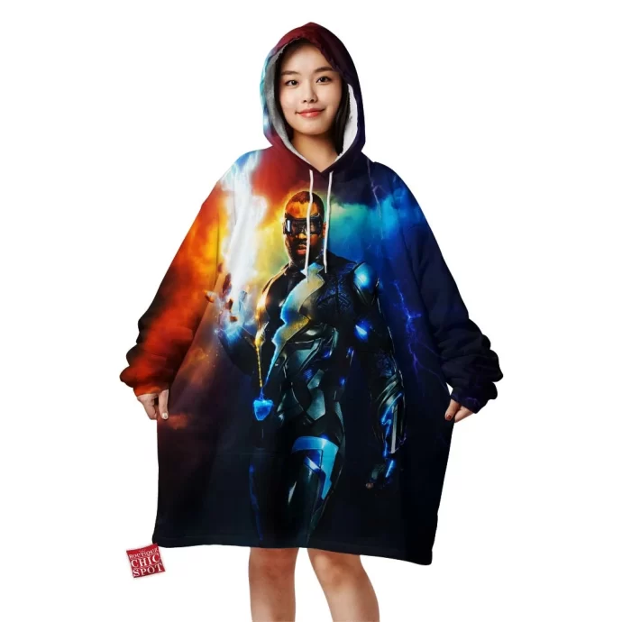 Black Lightning Blanket Hoodie