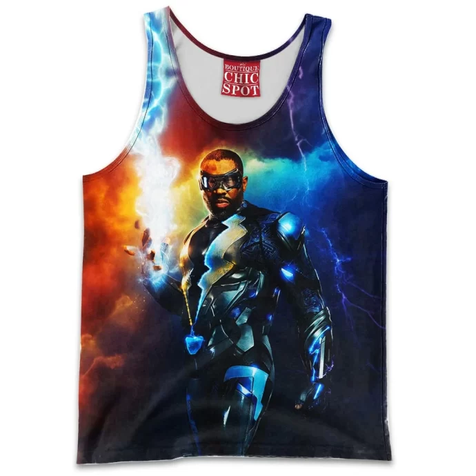 Black Lightning Tank Top