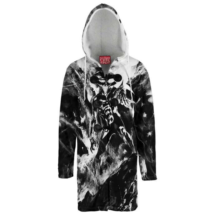 Black Manta Hooded Cloak Coat