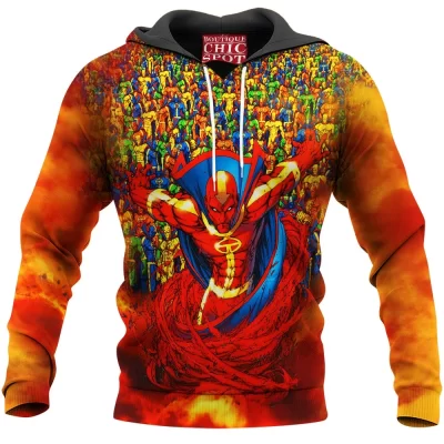 Comic Hoodie, Red Tornado Hoodie