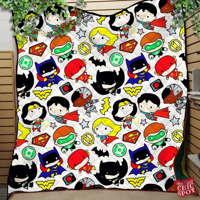 Justice League Quilt Blanket