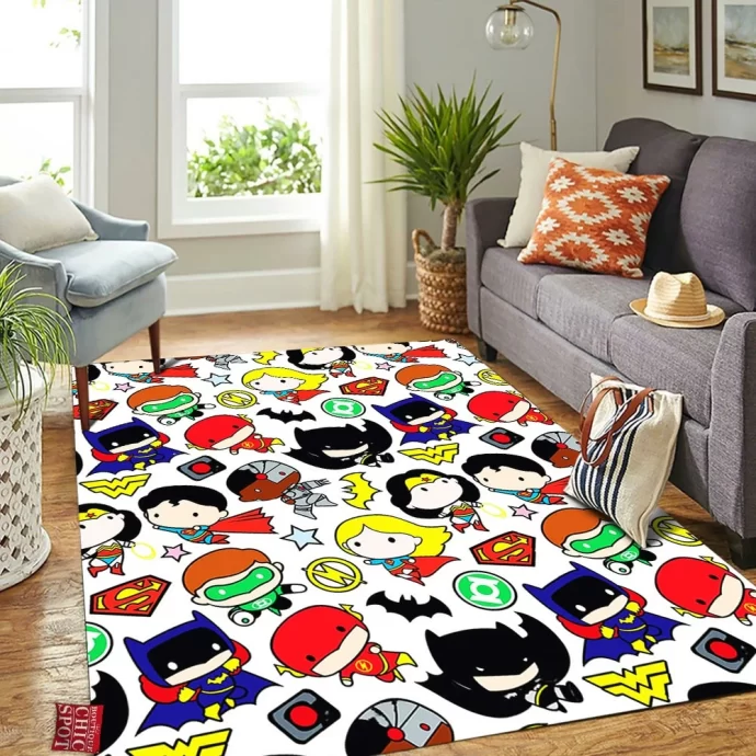 Justice League Rectangle Rug