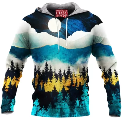 Abstract Fleece-Hoodie