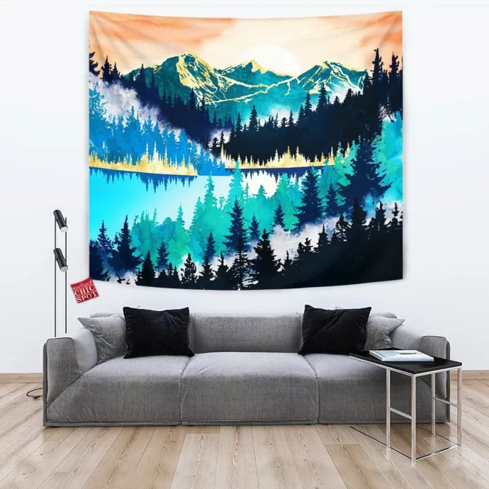 Lake Mist Tapestry