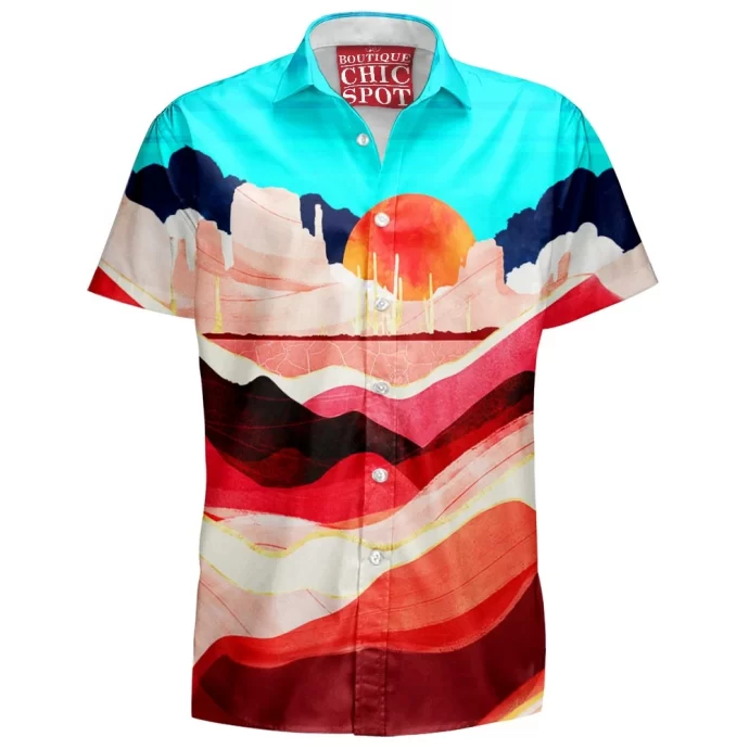 Sunset Desert Hawaiian Shirt