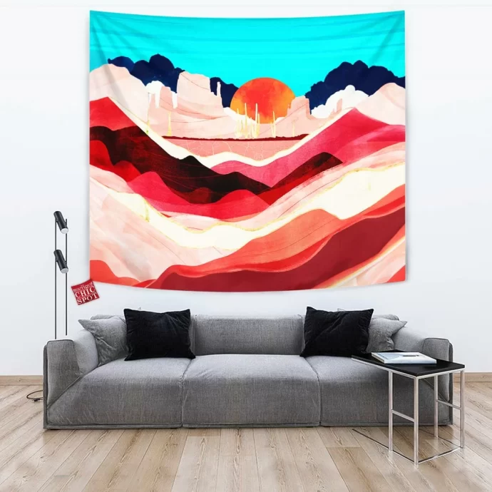 Sunset Desert Tapestry