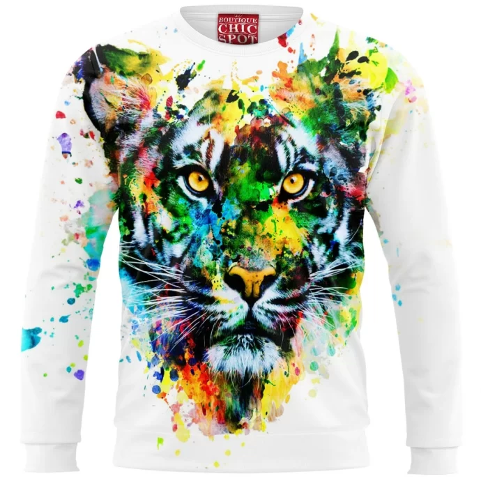 Watercolor Tiger Sweatshirt