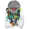 Tiger Zip-Fleece-Hoodie