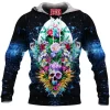 Skull Fleece-Hoodie