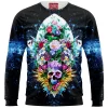 Flower Sweatshirt, Skull Sweatshirt
