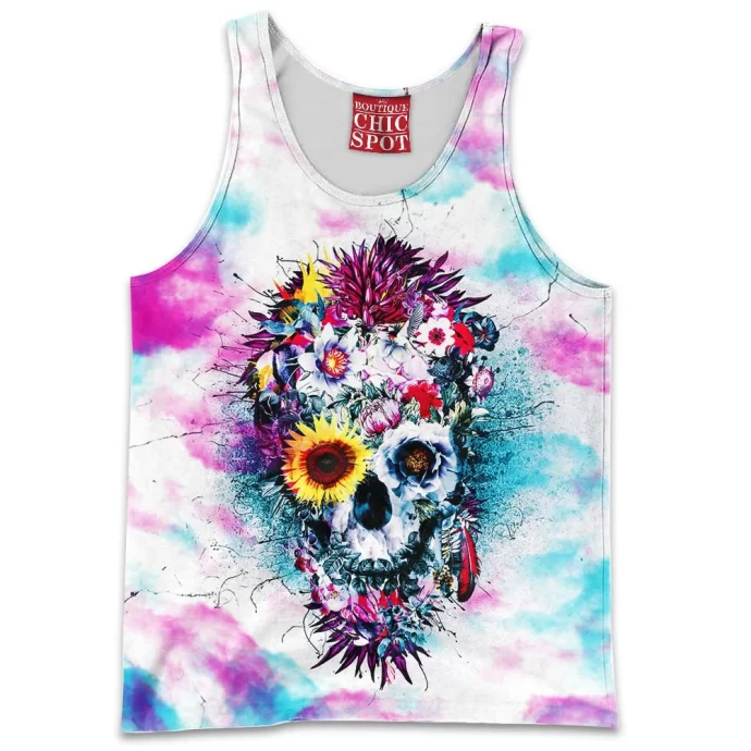 Flower Skull Tank Top