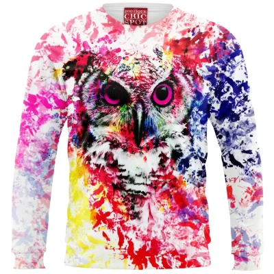 Animal Sweatshirt, Abstract Sweatshirt, Owl Sweatshirt