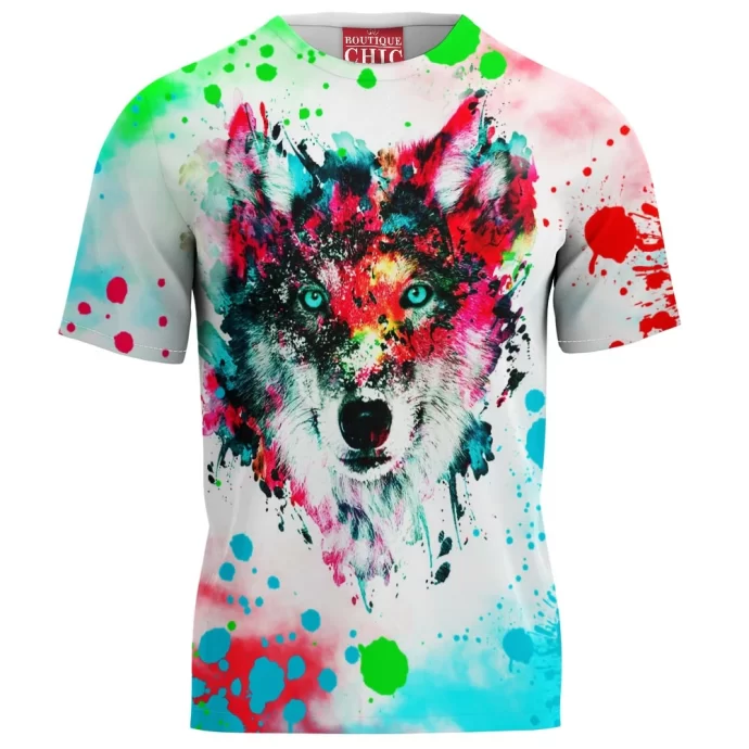 Watercolor Wolf T-Shirt