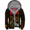 Game Zip-Fleece-Hoodie, Sci-Fi Zip-Fleece-Hoodie, Cyberpunk Zip-Fleece-Hoodie