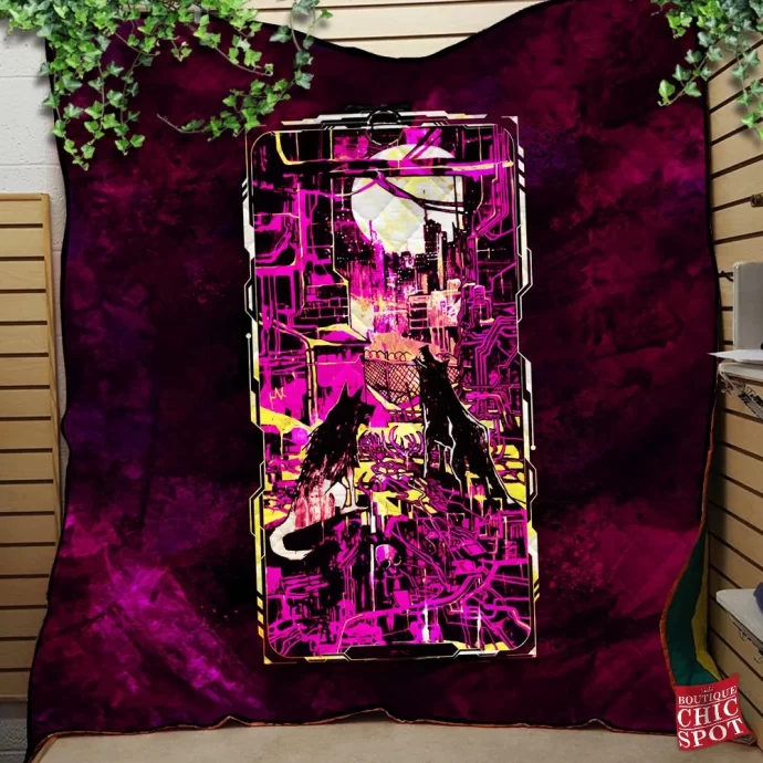 Cyberpunk 2077 Quilt Blanket