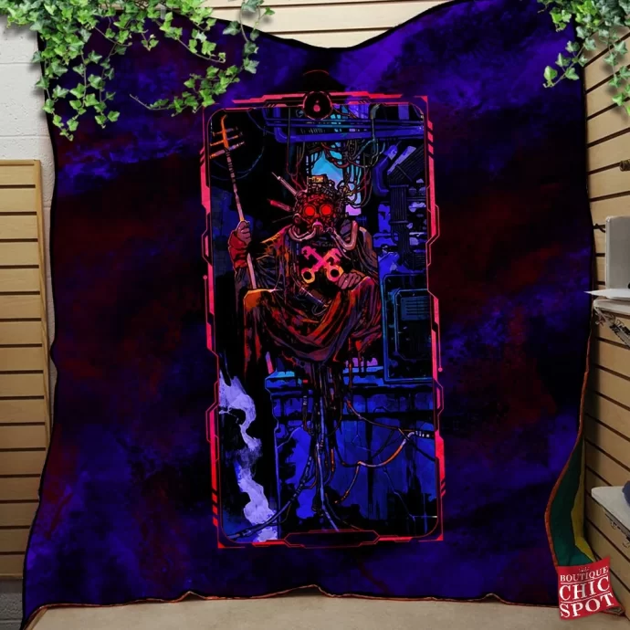 Cyberpunk 2077 Quilt Blanket